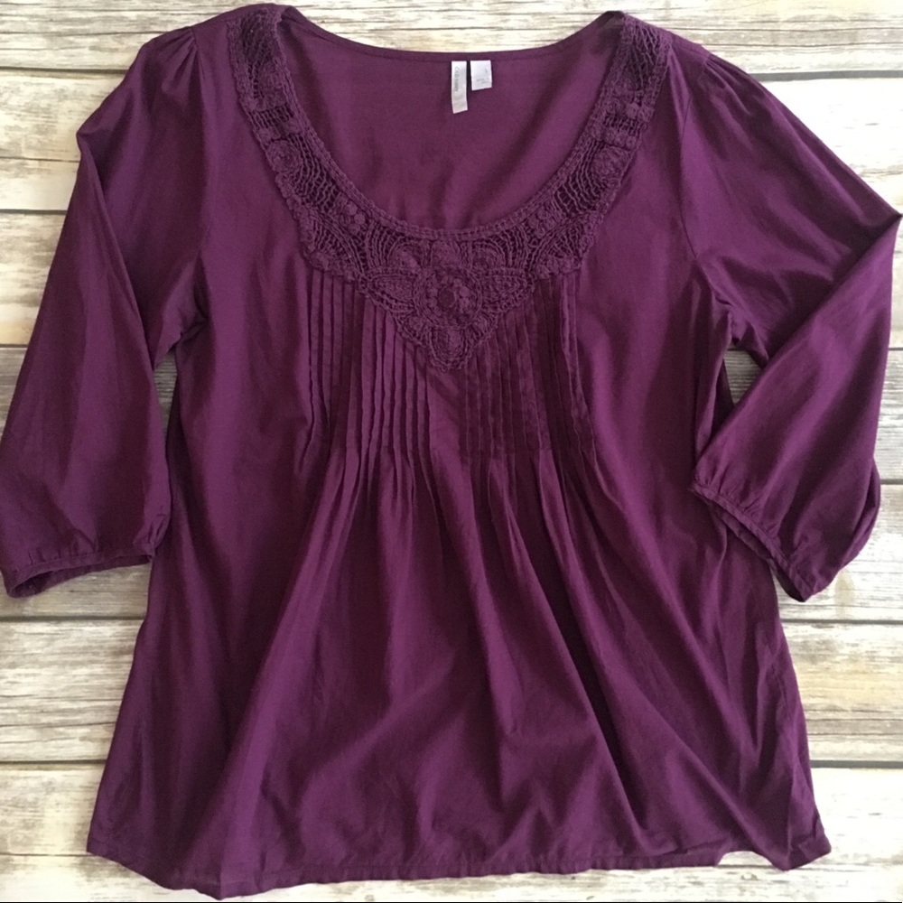 Old navy plum top